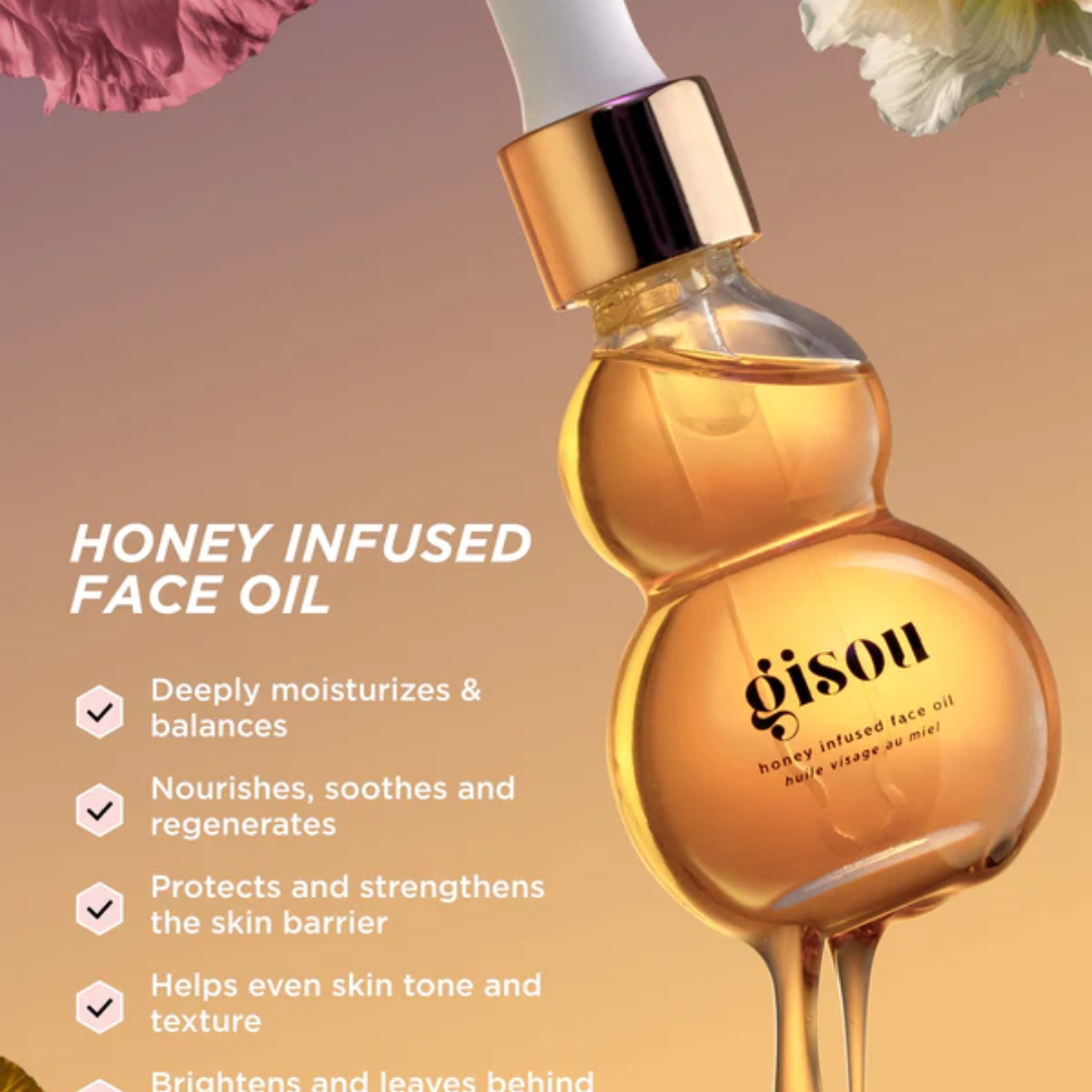 Óleo Facial Gisou Face Oil Honey Infused 26ML Imports MDM